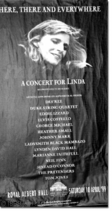 a concert for linda poster
